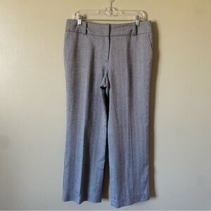Talbots 12 Petite pants wool/linen blend wide leg lined